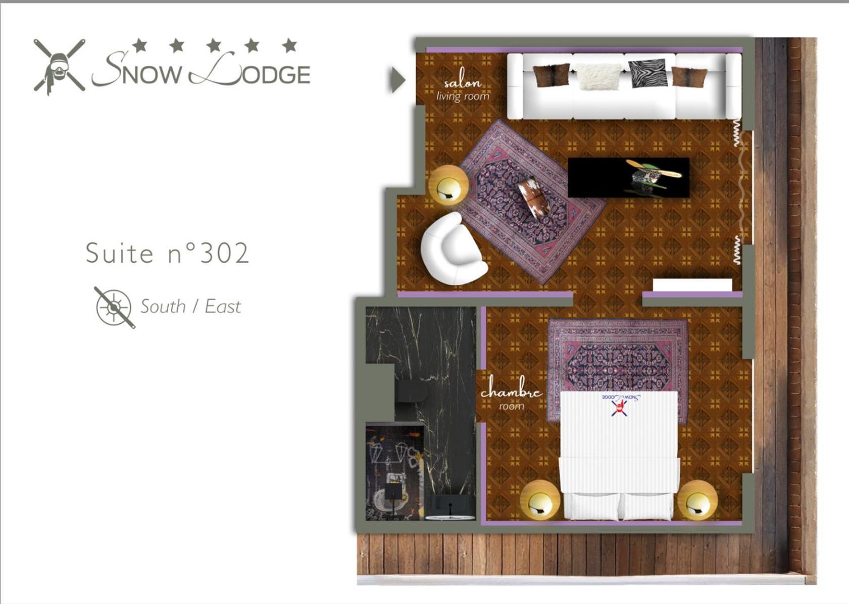 Snow Lodge Hotel Courchevel 1850 Luaran gambar