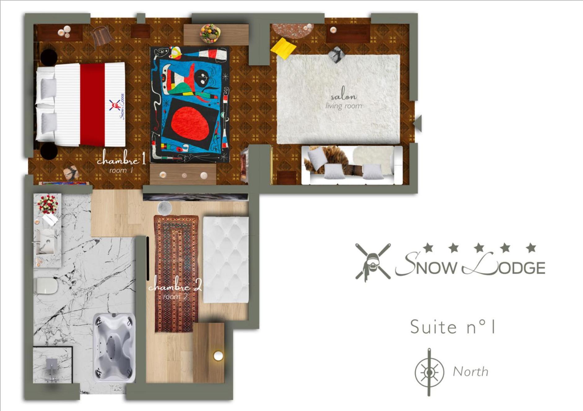 Snow Lodge Hotel Courchevel 1850 Luaran gambar
