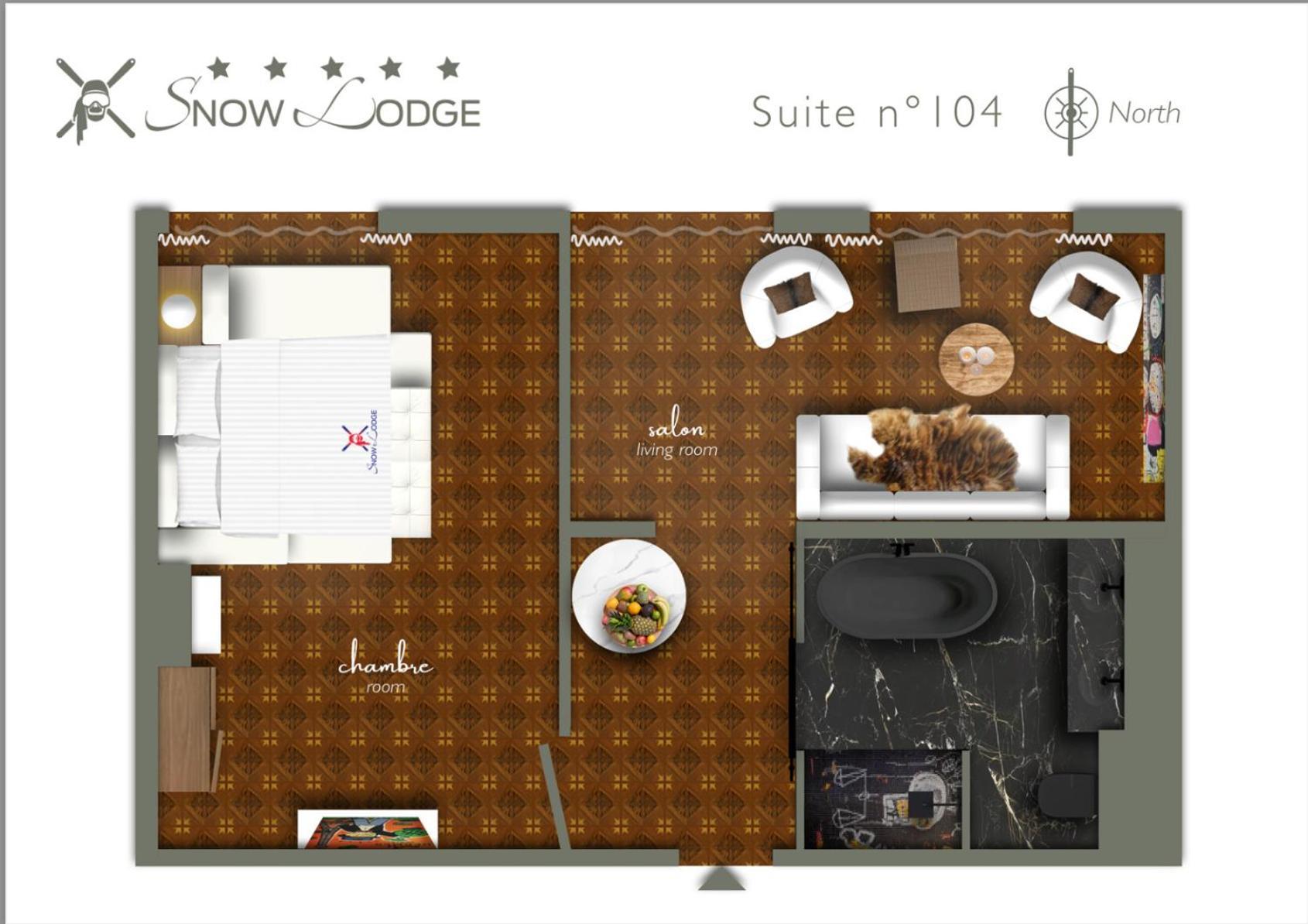 Snow Lodge Hotel Courchevel 1850 Luaran gambar
