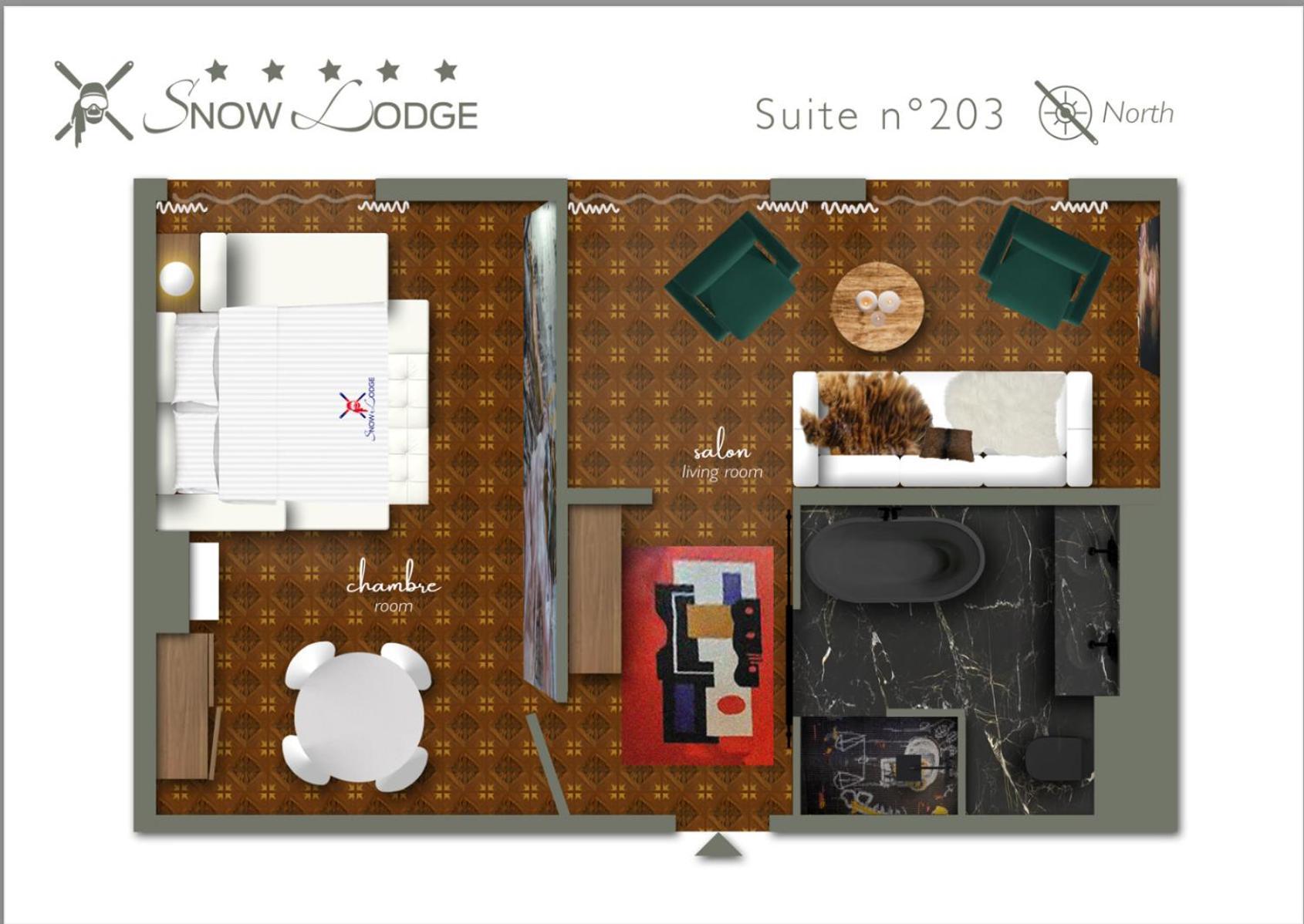 Snow Lodge Hotel Courchevel 1850 Luaran gambar